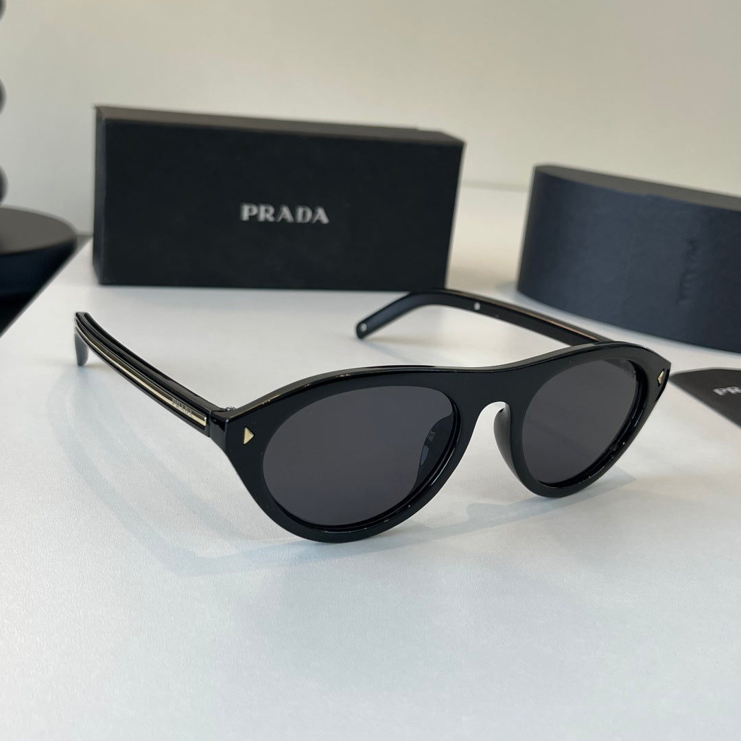 Prada Fashion Black Lens Sunglasses for Men & Women - 382731