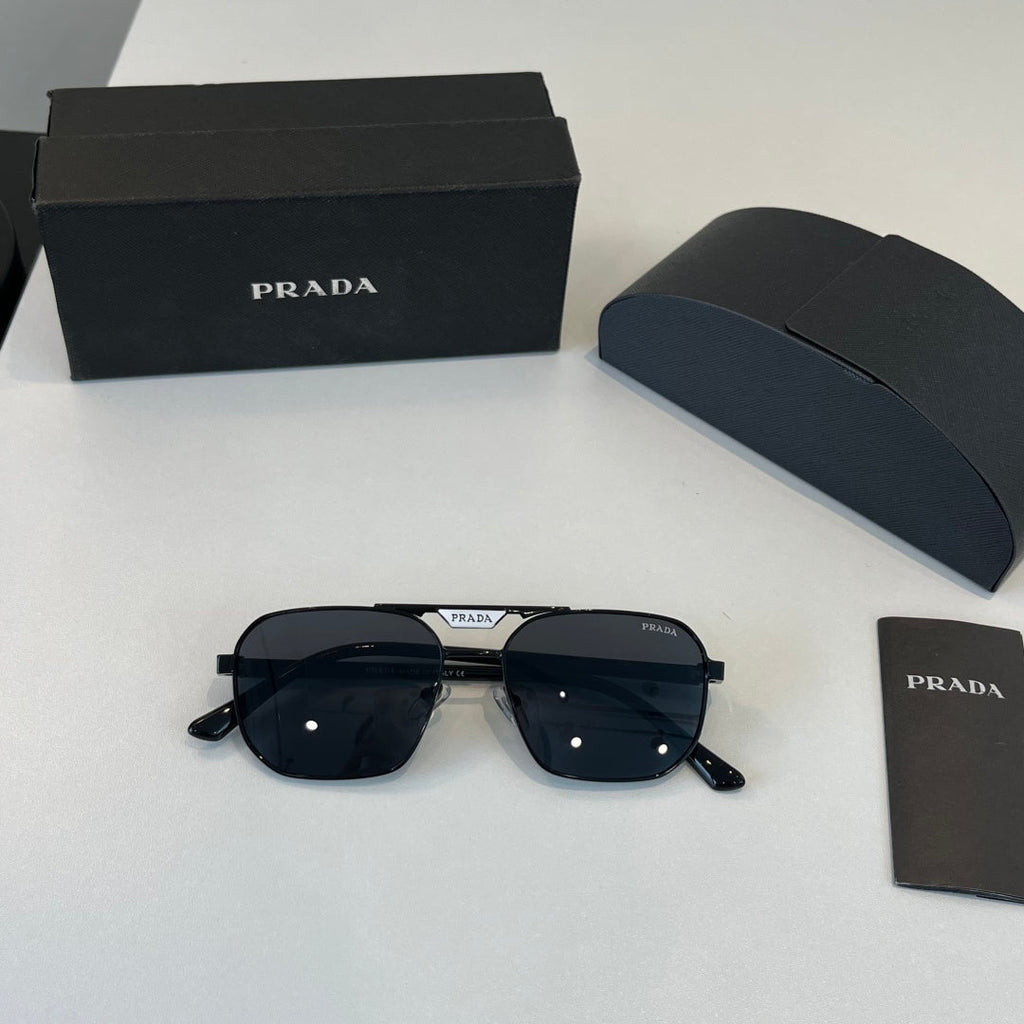 Prada Fashion Black Lens Sunglasses for Men - 465643 - detail image 4