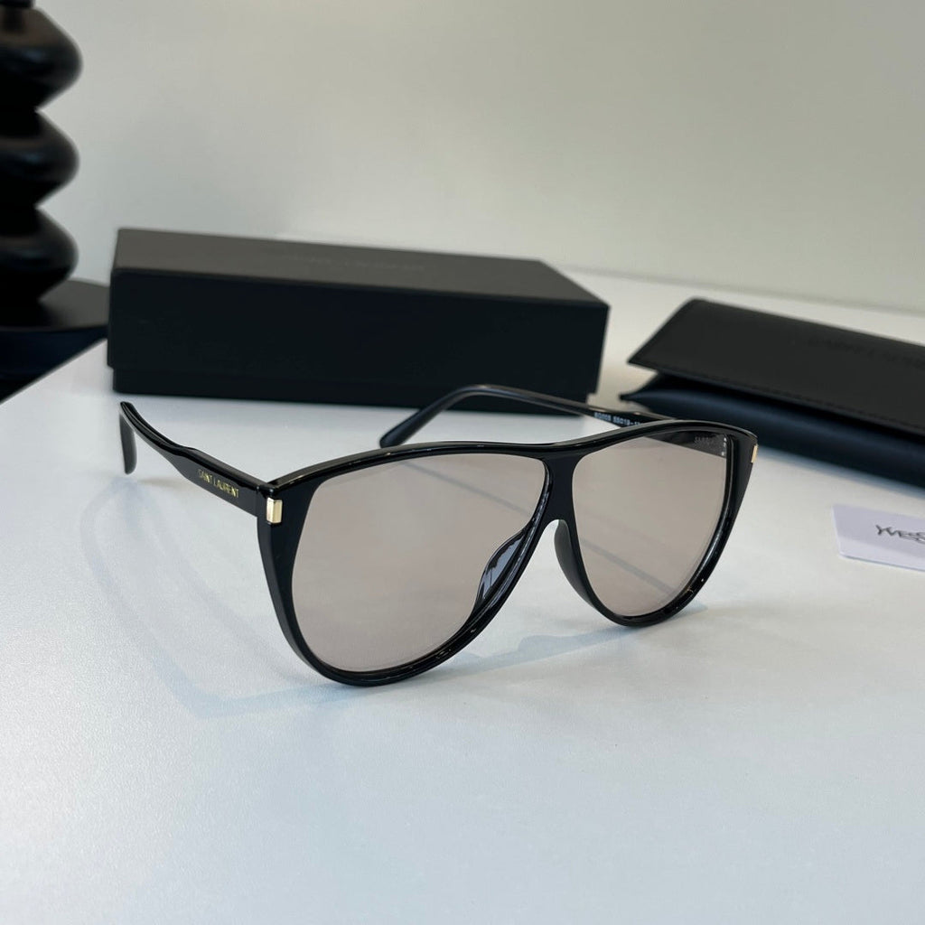 Saint Laurent Fashion Silver Lens Sunglasses for Men & Women - 415589