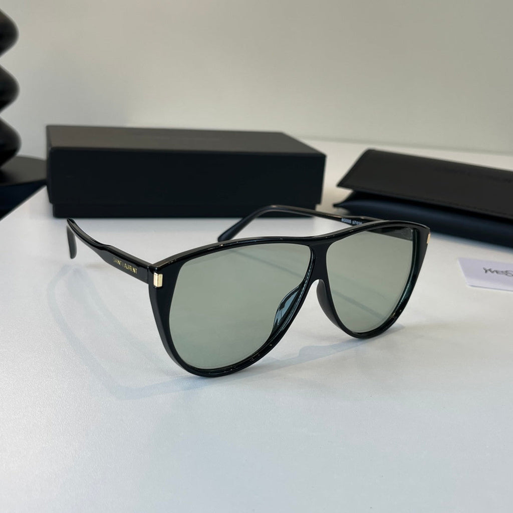 Saint Laurent Fashion Silver Lens Sunglasses for Men & Women - 382495