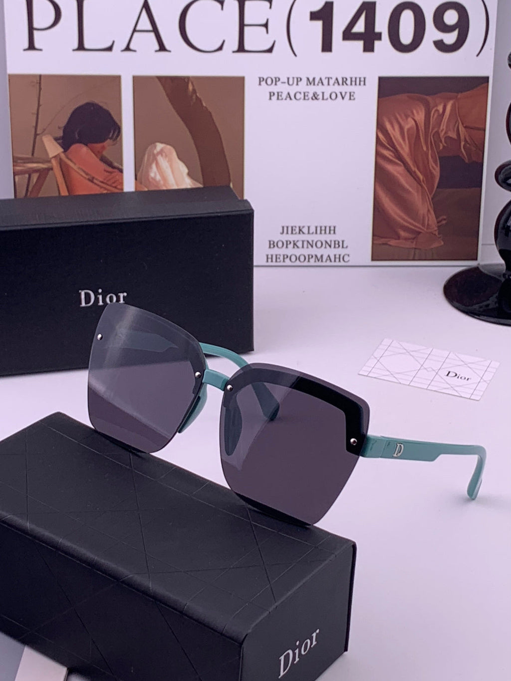 Dior D68000 Polarized Fashion Gold Lens Sunglasses for Men & Women - 358204 - detail image 2