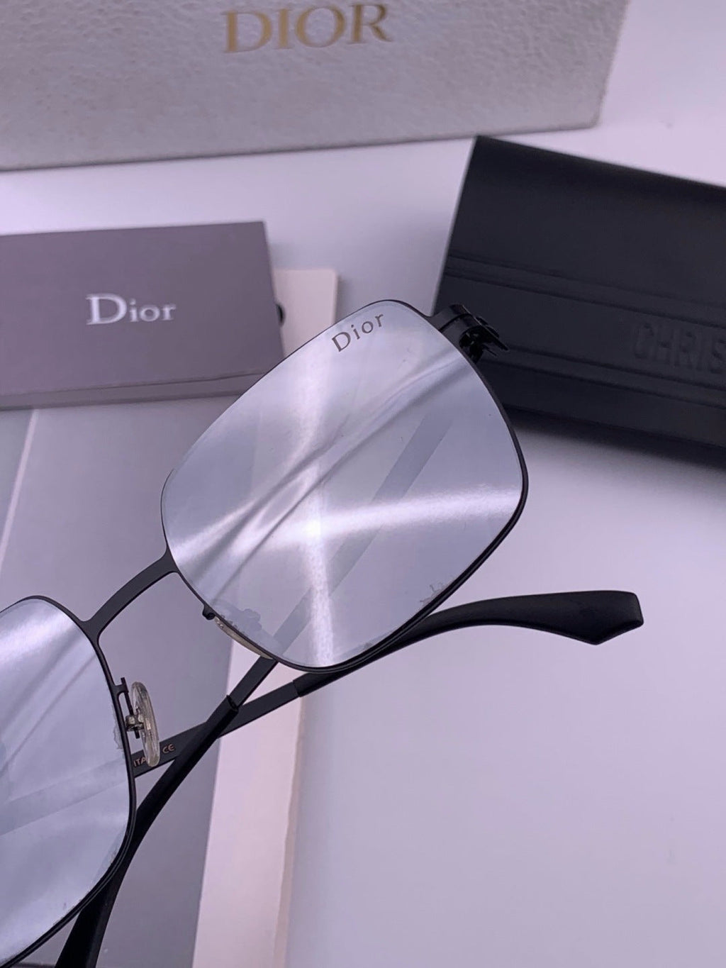 Dior D3908 Fashion Black Lens Sunglasses for Men & Women - 371904 - detail image 4