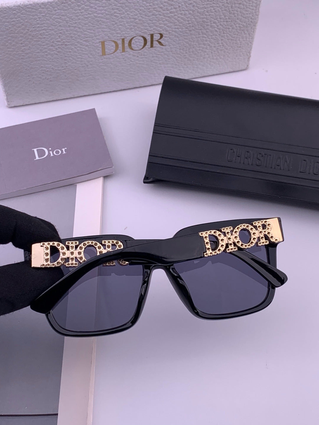 Dior D77000 Fashion Black Lens Sunglasses for Men & Women - 371964 - detail image 4