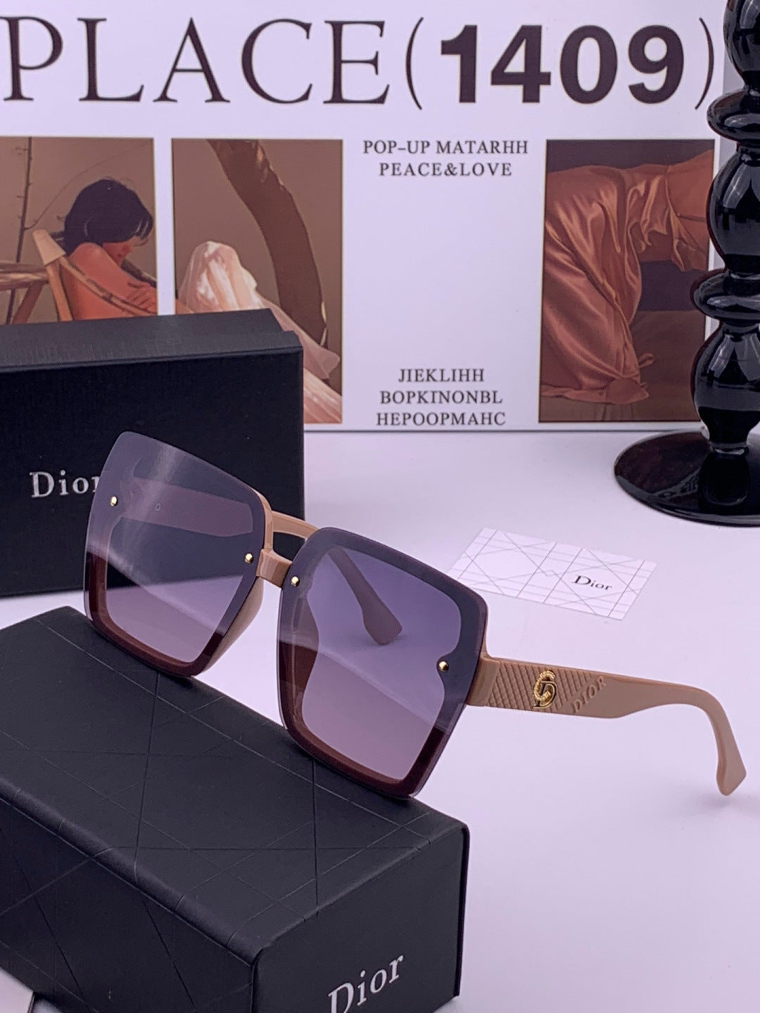 Dior CD27702 Polarized Fashion Brown Lens Sunglasses for Men & Women - 371945 - detail image 2