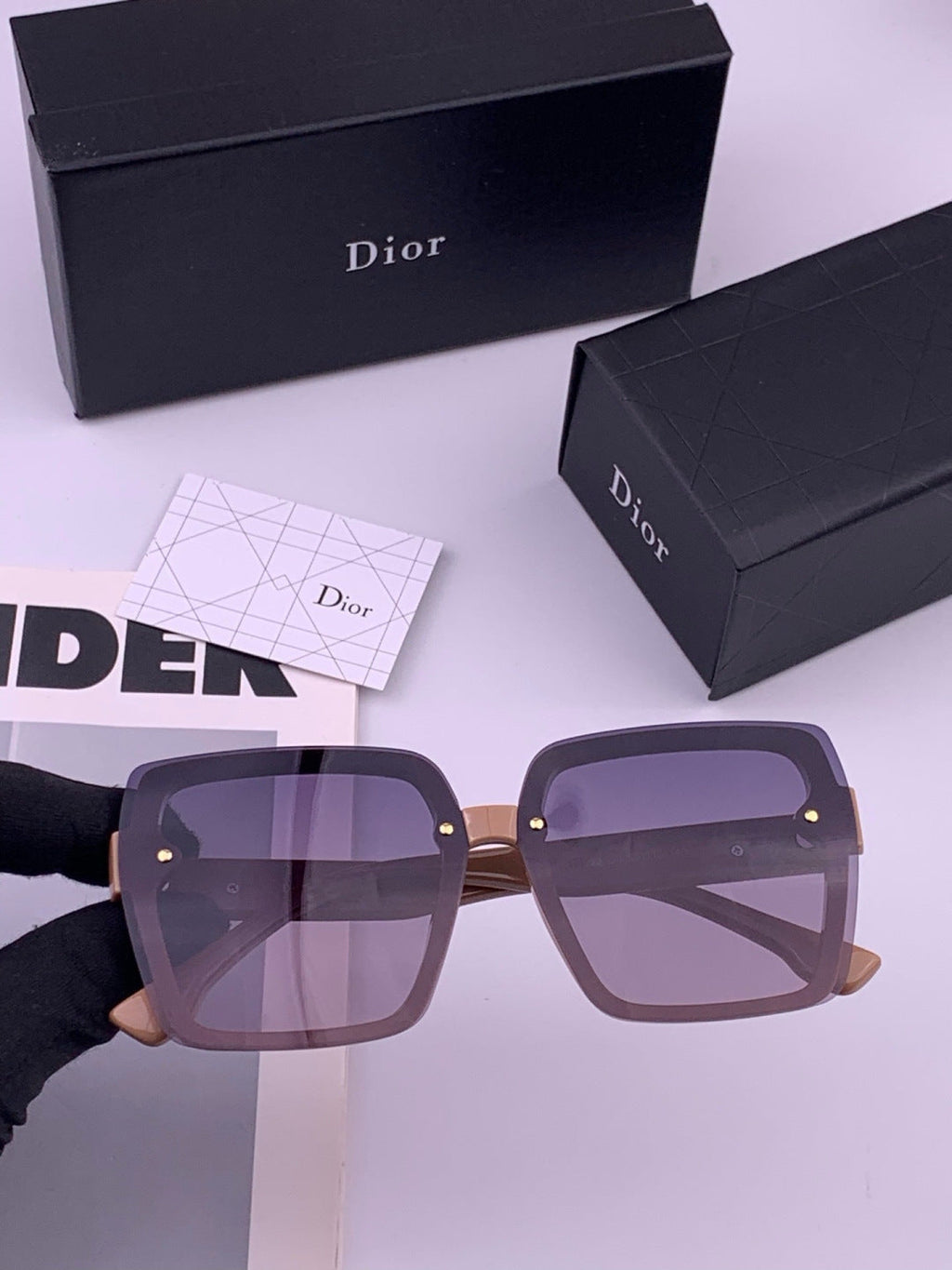 Dior CD27702 Polarized Fashion Brown Lens Sunglasses for Men & Women - 371945