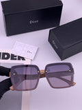 Dior CD27702 Polarized Fashion Brown Lens Sunglasses for Men & Women - 371945
