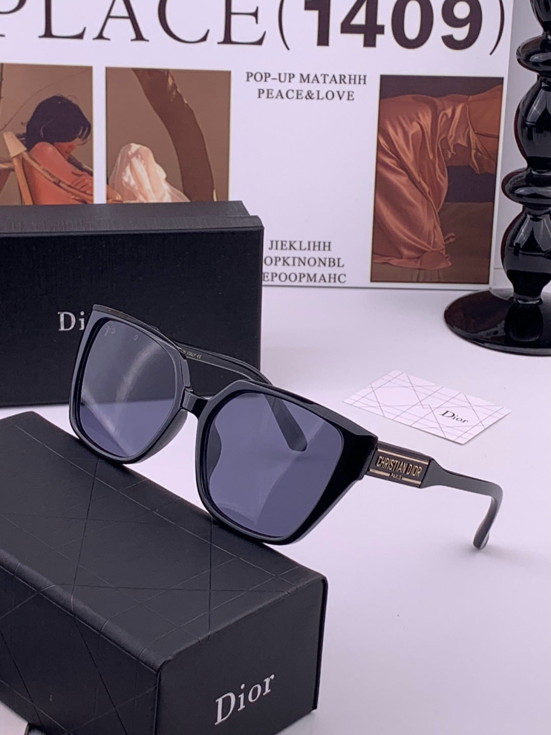 Dior D67706 Fashion Gold Lens Sunglasses for Men & Women - 371946 - detail image 3