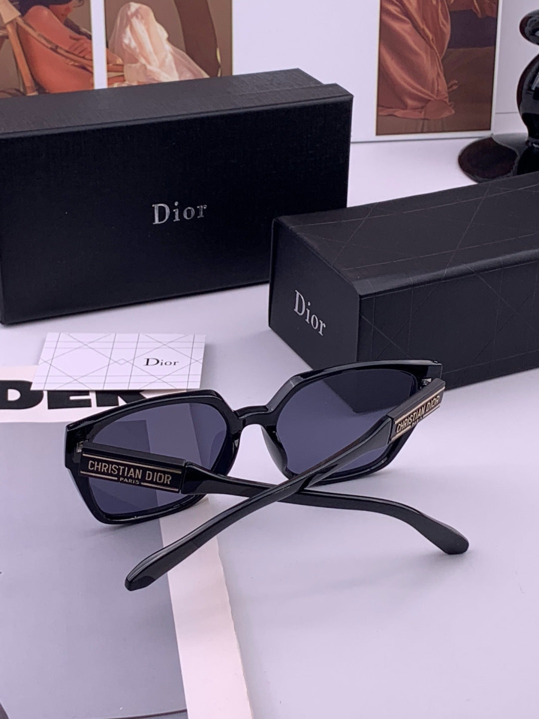 Dior D67706 Fashion Gold Lens Sunglasses for Men & Women - 371946 - detail image 6