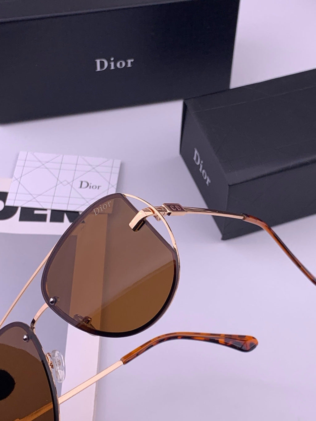 Dior D4500 Fashion Orange Lens Sunglasses for Men & Women - 371948 - detail image 3
