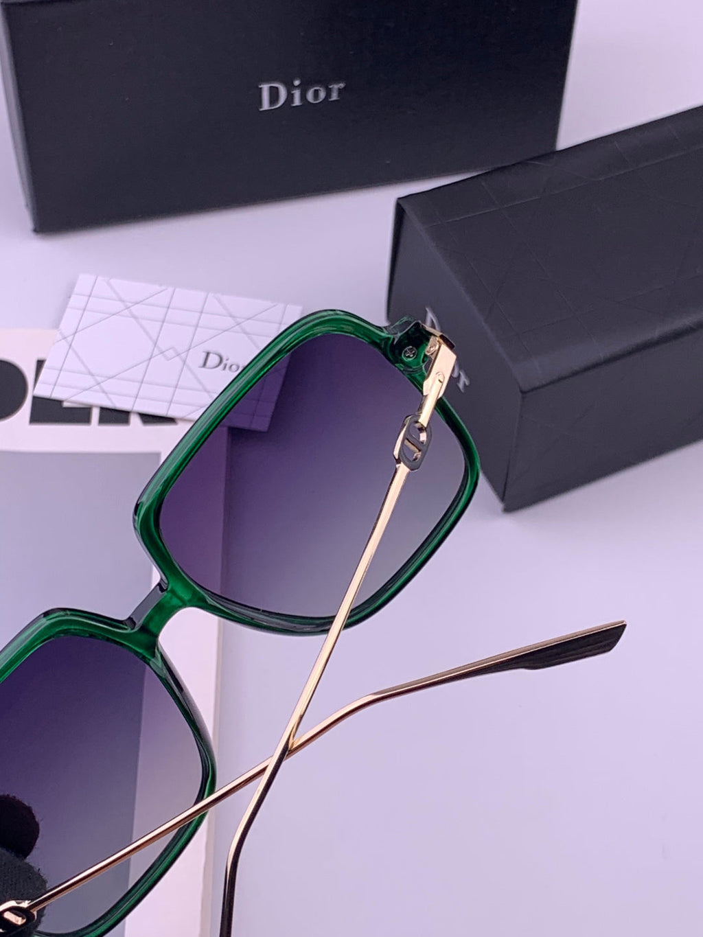 Dior CD3203 Polarized Fashion Gold Lens Sunglasses for Men & Women - 371950 - detail image 3
