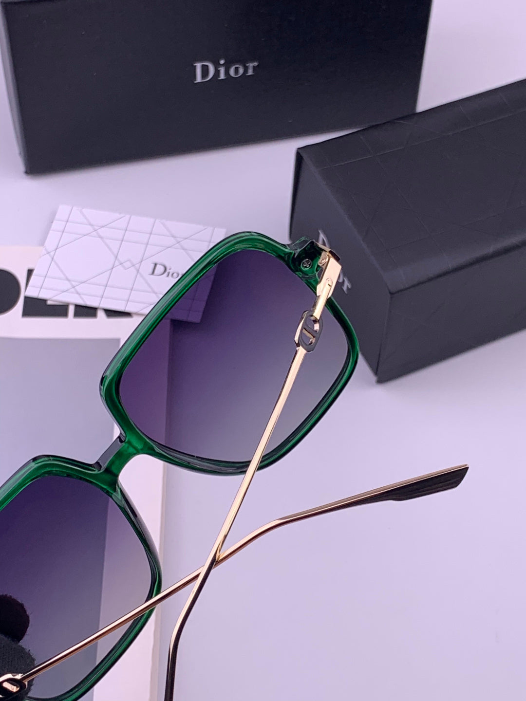 Dior CD3203 Polarized Fashion Gold Lens Sunglasses for Men & Women - 371950 - detail image 3