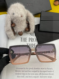 Dior CD5302 Square Gold Lens Sunglasses for Men & Women - 382375