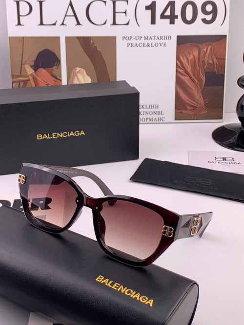 Balenciaga BL1350 Metal Fashion Black Lens Sunglasses for Men & Women - 382909 - detail image 2