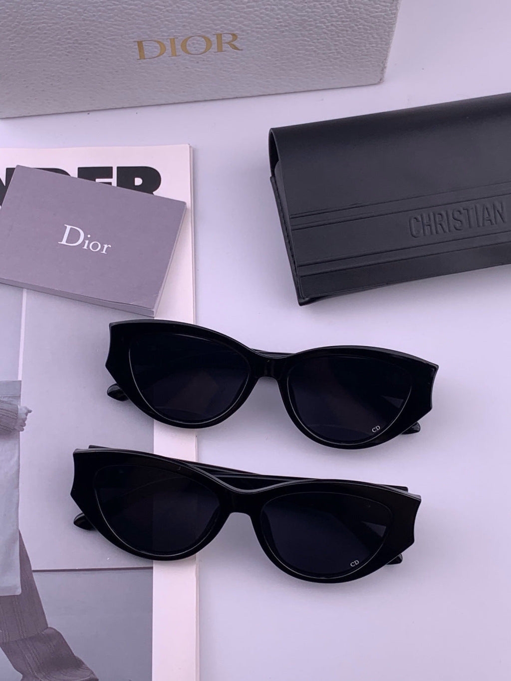 Dior D0293 Fashion Black Lens Sunglasses for Men & Women - 382378 - detail image 6