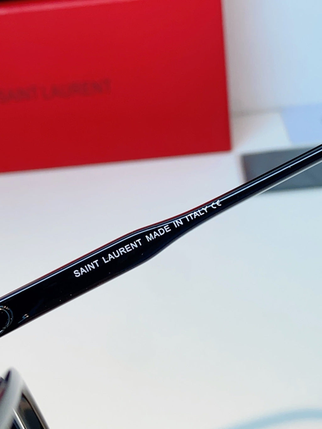 Saint Laurent Cat-Eye Silver Lens Sunglasses for Men & Women - 382478 - detail image 9