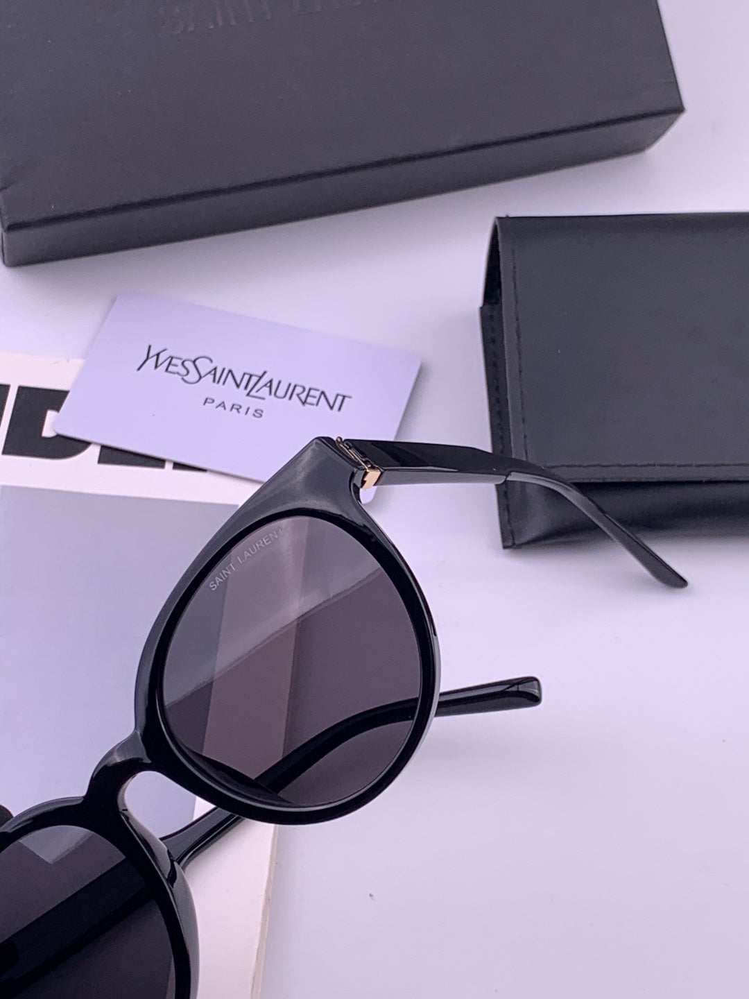 Saint Laurent 47721 Polarized Fashion Gold Lens Sunglasses for Men & - 382490 - detail image 3