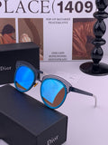 Dior CD11 Round Black Lens Sunglasses for Women - 382448