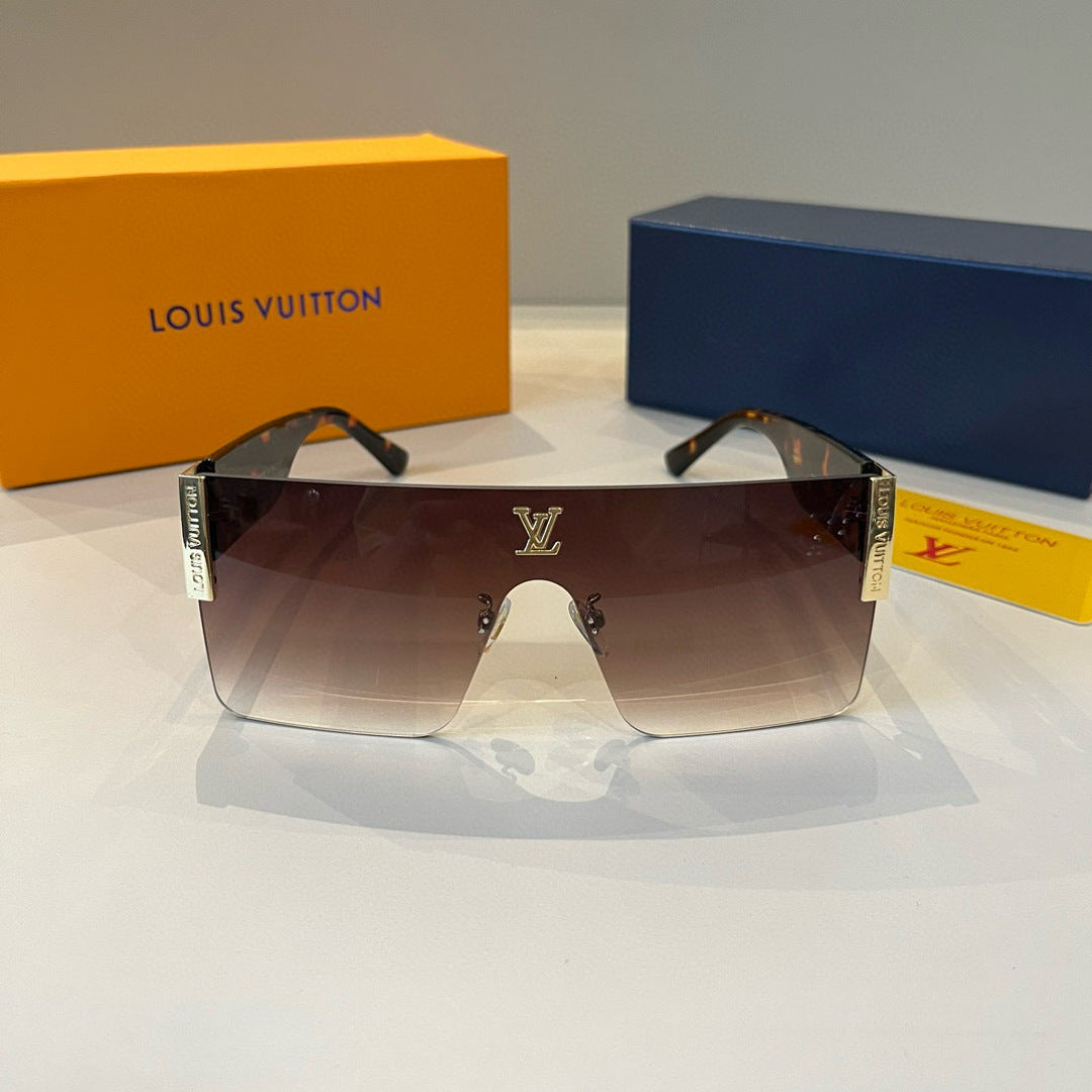 Louis Vuitton Metal Aviator Brown Lens Sunglasses for Men & Women - 431196 - detail image 2
