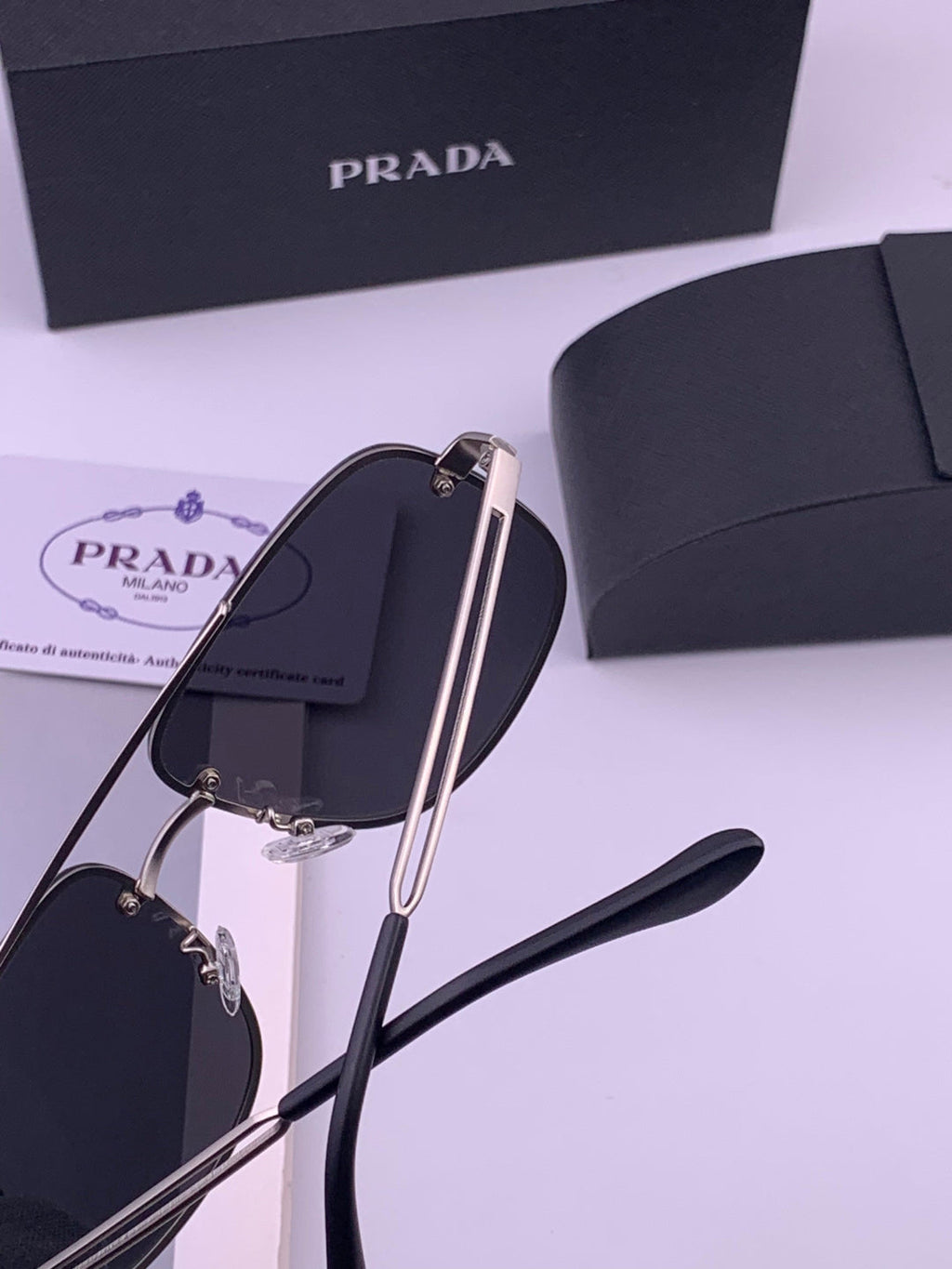 Prada P880665 Polarized Fashion Gray Lens Sunglasses for Men - 415667 - detail image 3