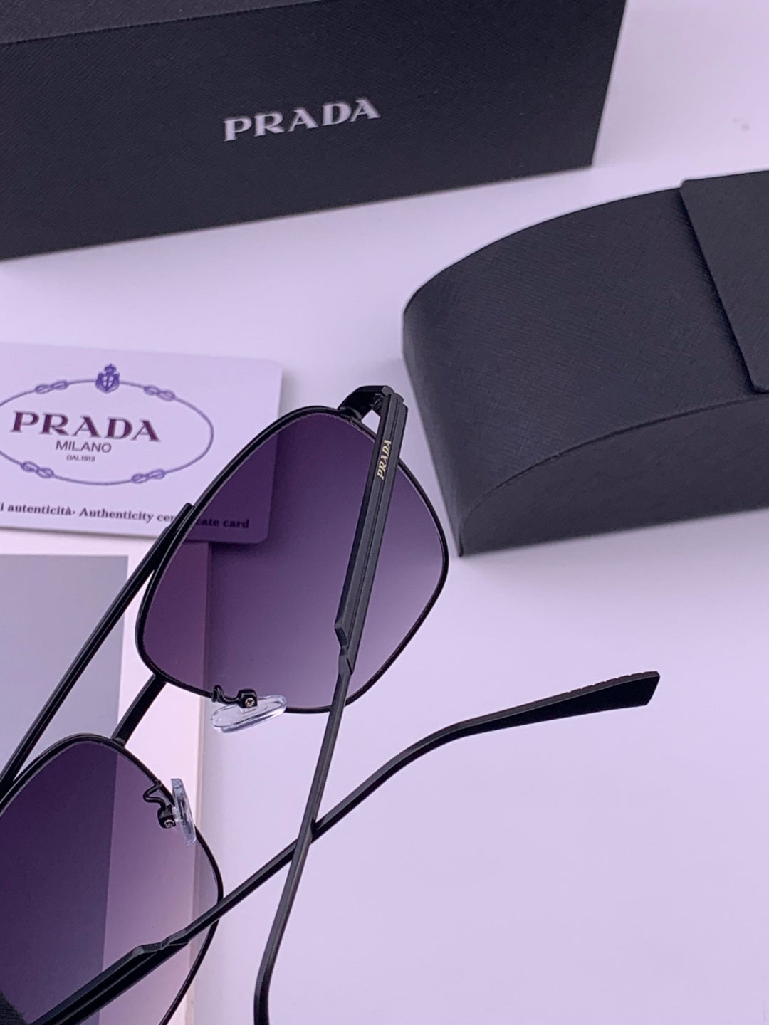 Prada Fashion Purple Lens Sunglasses for Men - 449360 - detail image 3