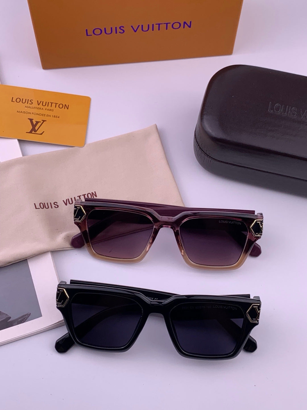Louis Vuitton Fashion Gold Lens Sunglasses for Men & Women - 448509 - detail image 7