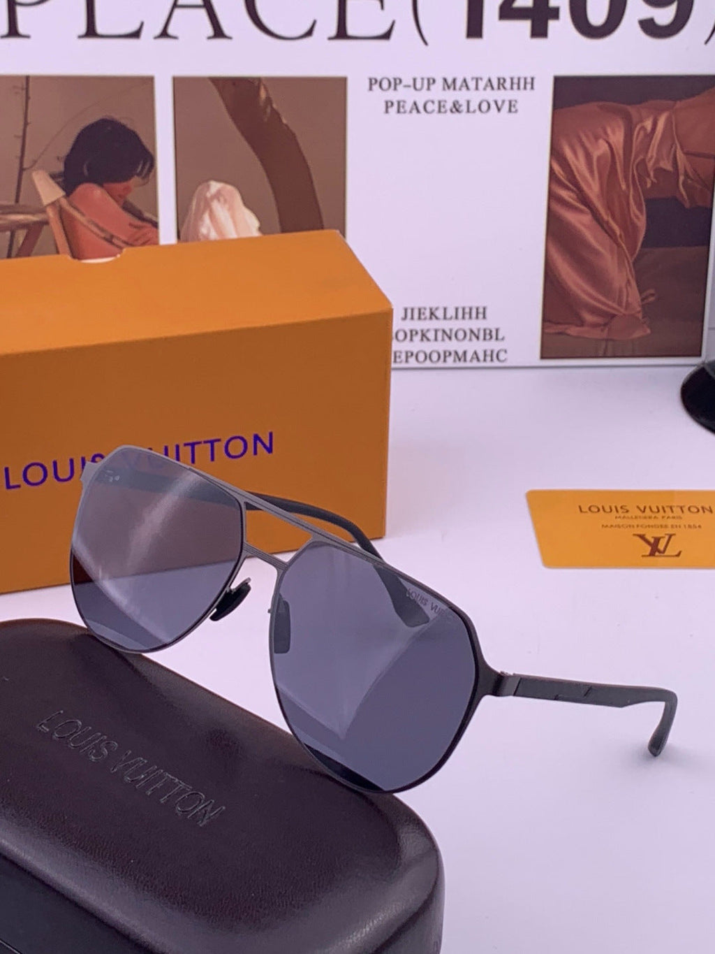 Louis Vuitton L315 Fashion Gold Lens Sunglasses for Men & Women - detail image 2