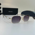 Prada Fashion Silver Lens Sunglasses for Men & Women - 465653