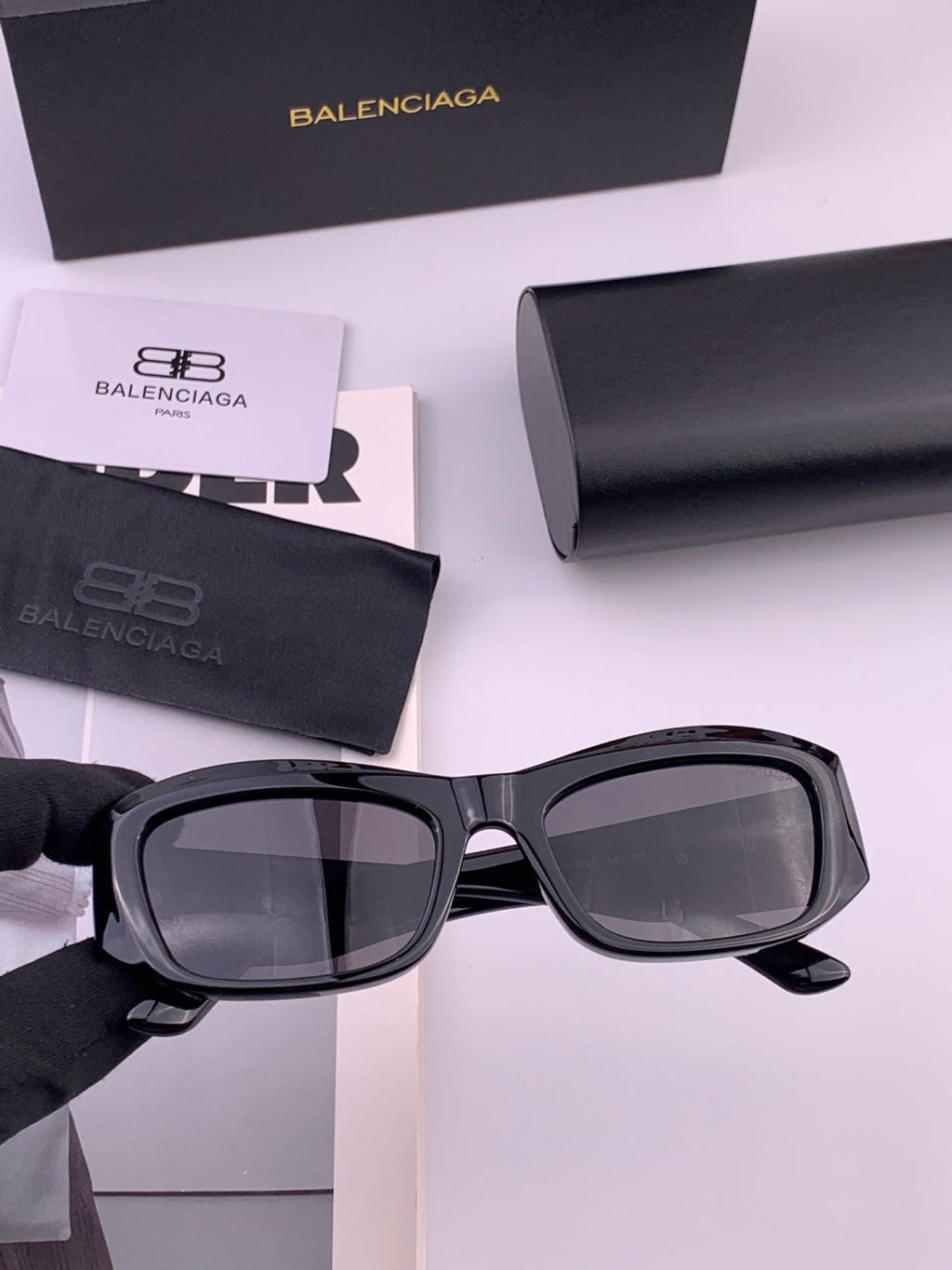 Balenciaga BL1992 Polarized Metal Fashion Pink Lens Sunglasses for Me - 466025