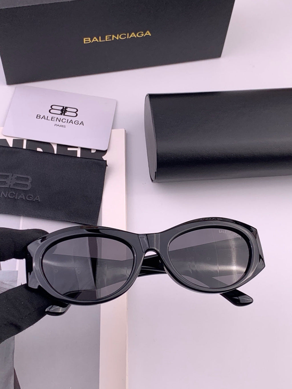 Balenciaga BL2992 Polarized Metal Fashion Black Lens Sunglasses - 466026