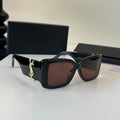 Saint Laurent Fashion Black Lens Sunglasses for Men & Women - 465436