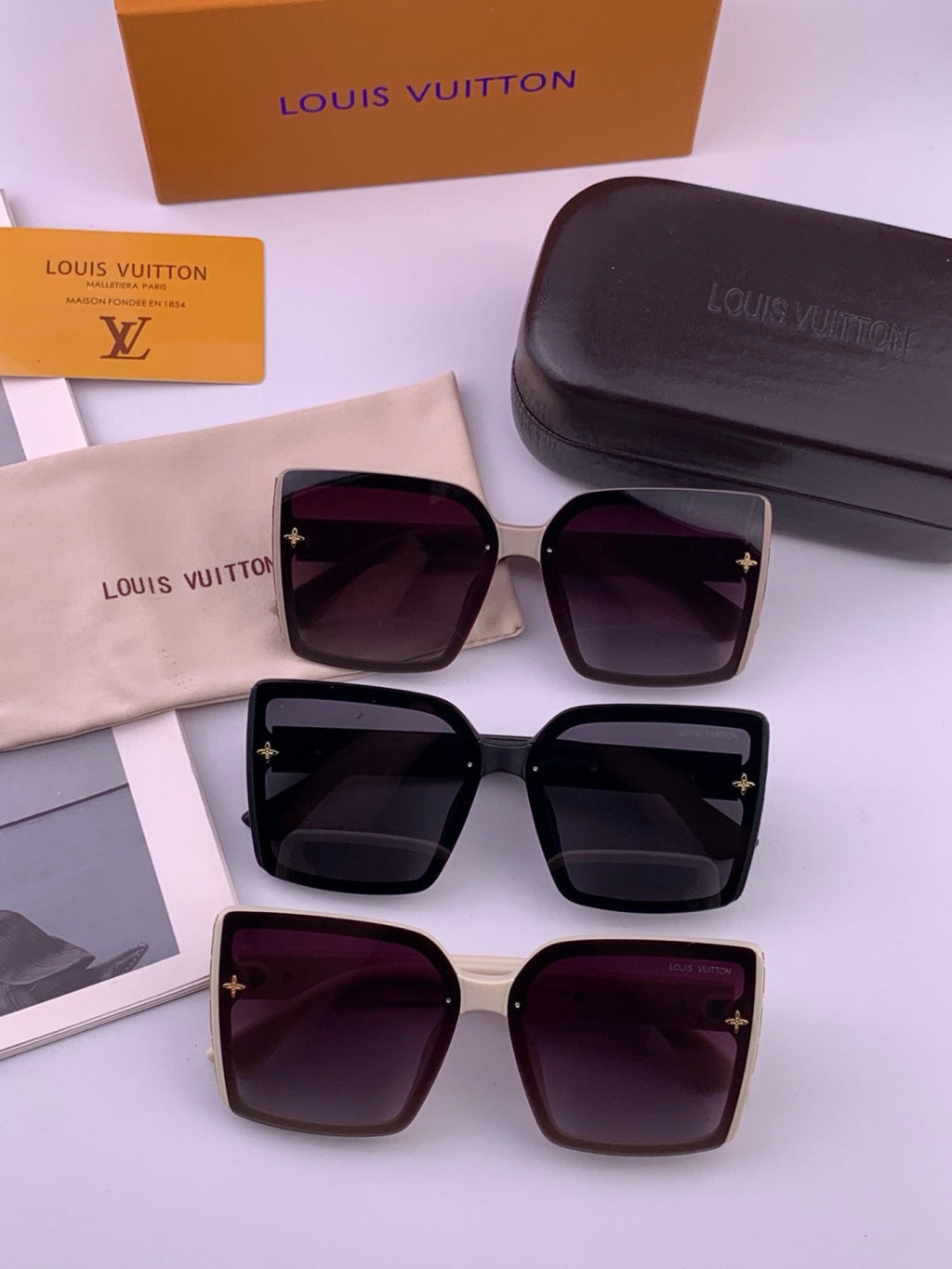 Louis Vuitton Fashion Gold Lens Sunglasses for Men & Women - 464796 - detail image 7
