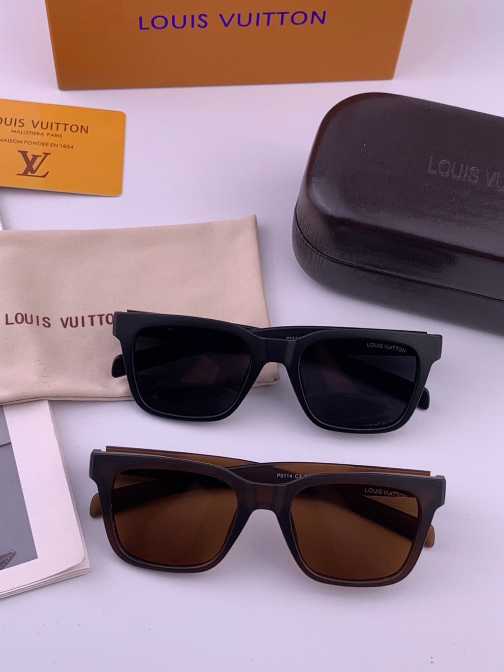Louis Vuitton Fashion Black Lens Sunglasses for Men & Women - 464797 - detail image 7