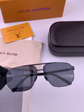 Louis Vuitton L6229 Polarized Aviator Gold Lens Sunglasses for Men