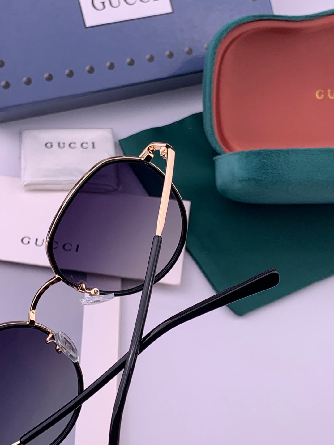 Gucci G2235 Polarized Round Brown Lens Sunglasses for Women - 493433 - detail image 3