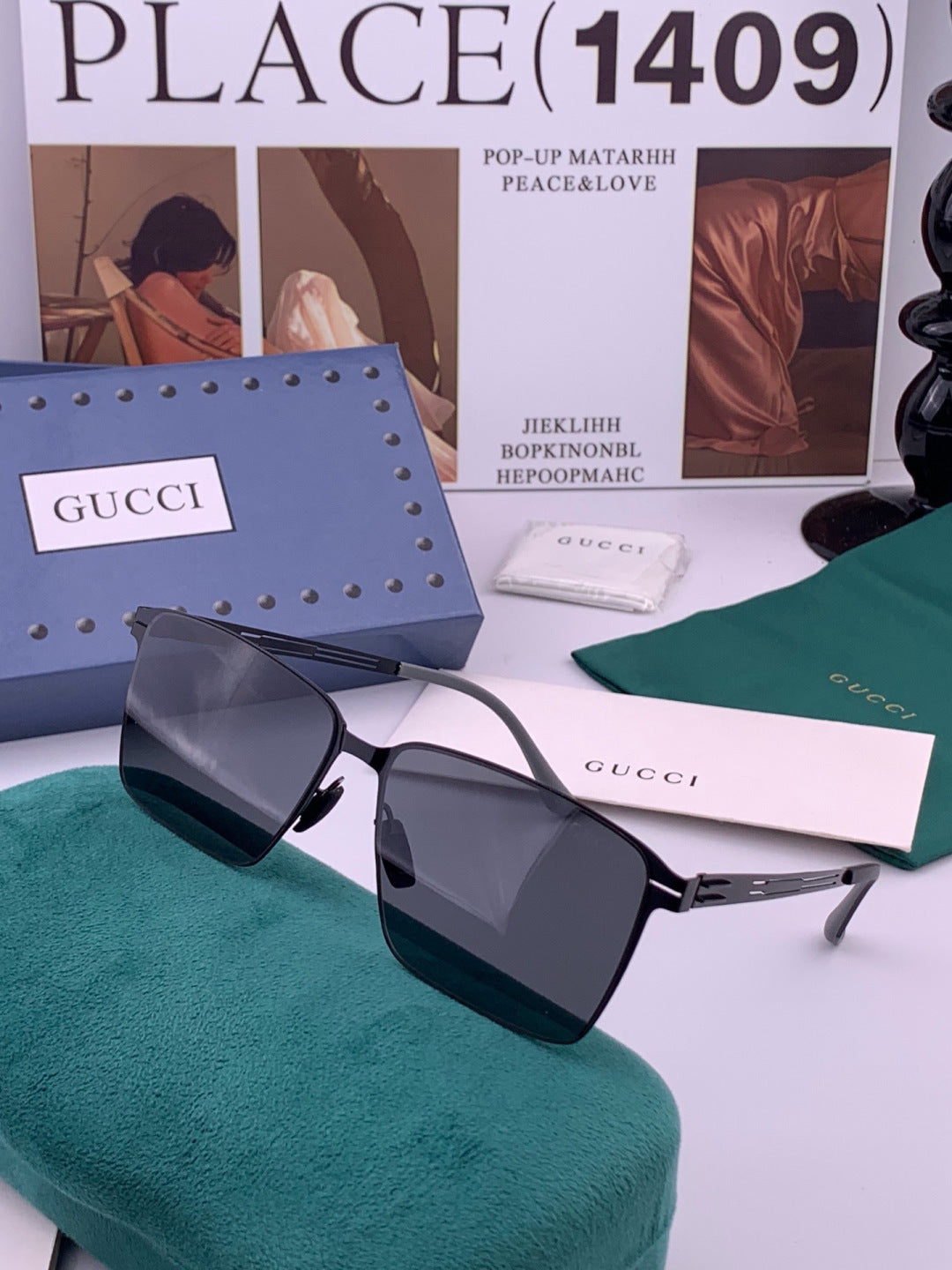 Gucci G2882 Fashion Pink Lens Sunglasses for Men & Women - detail image 2