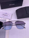 Prada Fashion Blue Lens Sunglasses for Men - 487031