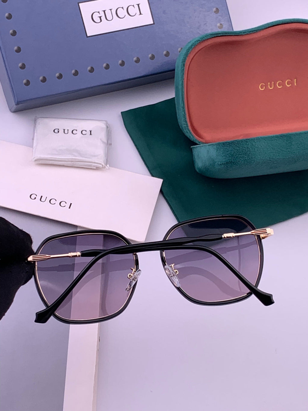 Gucci G7825 Polarized Square Brown Lens Sunglasses for Women - 493319 - detail image 6