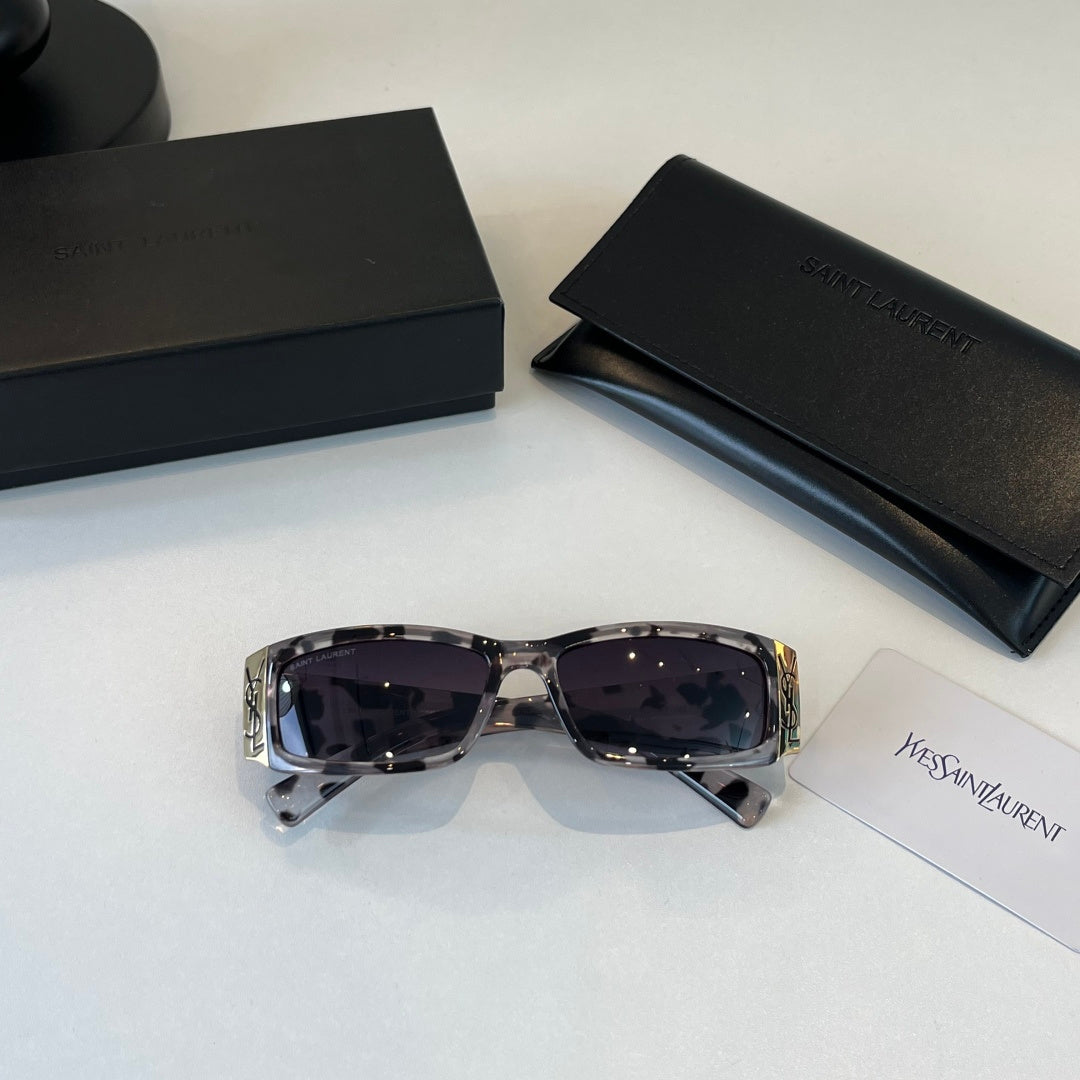 Saint Laurent Fashion Silver Lens Sunglasses for Men & Women - detail image 4