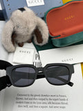 Gucci G1232 Square Black Lens Sunglasses for Men & Women