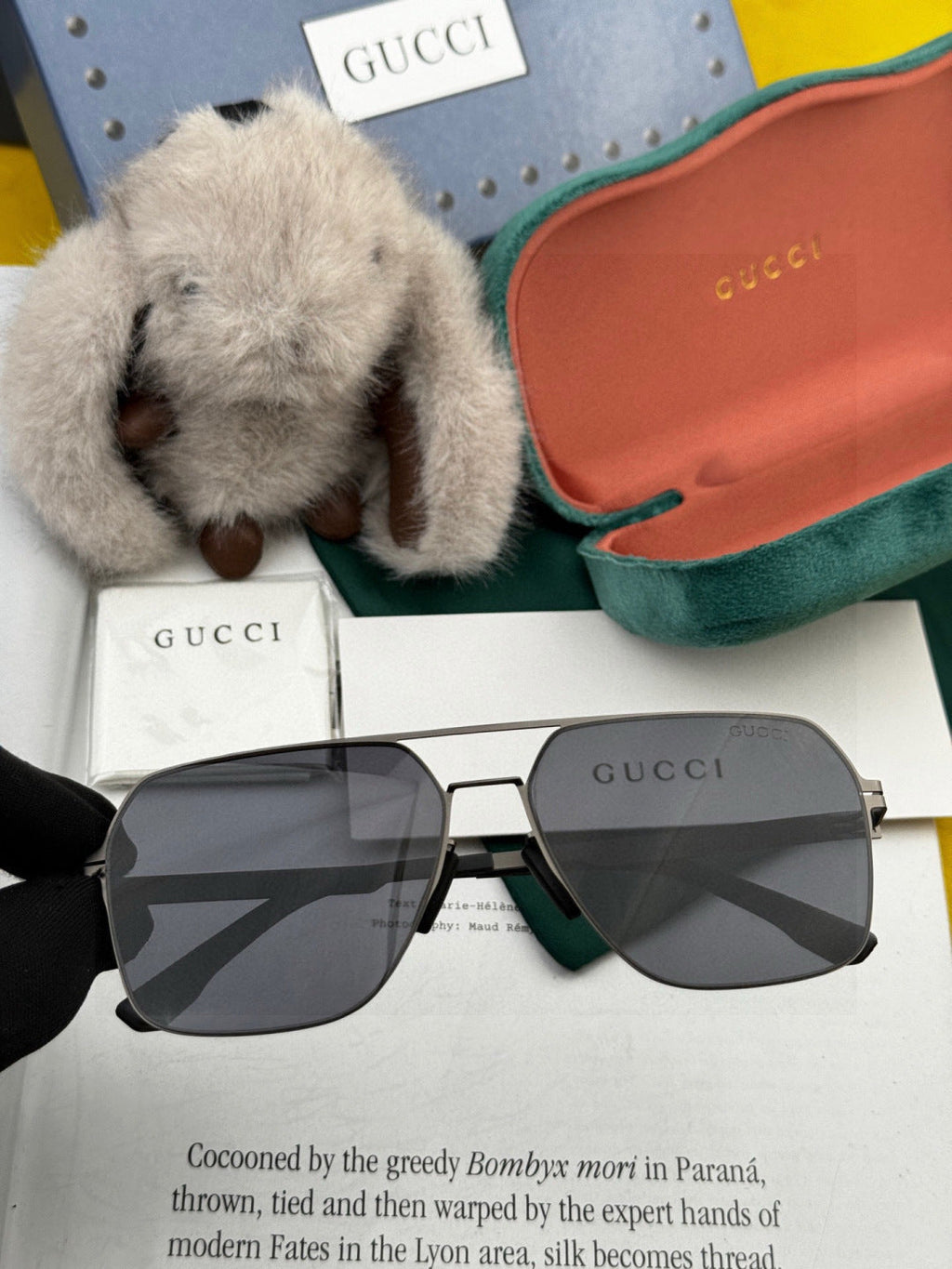 Gucci G711 Polarized Fashion Gold Lens Sunglasses for Men & Women - 486458