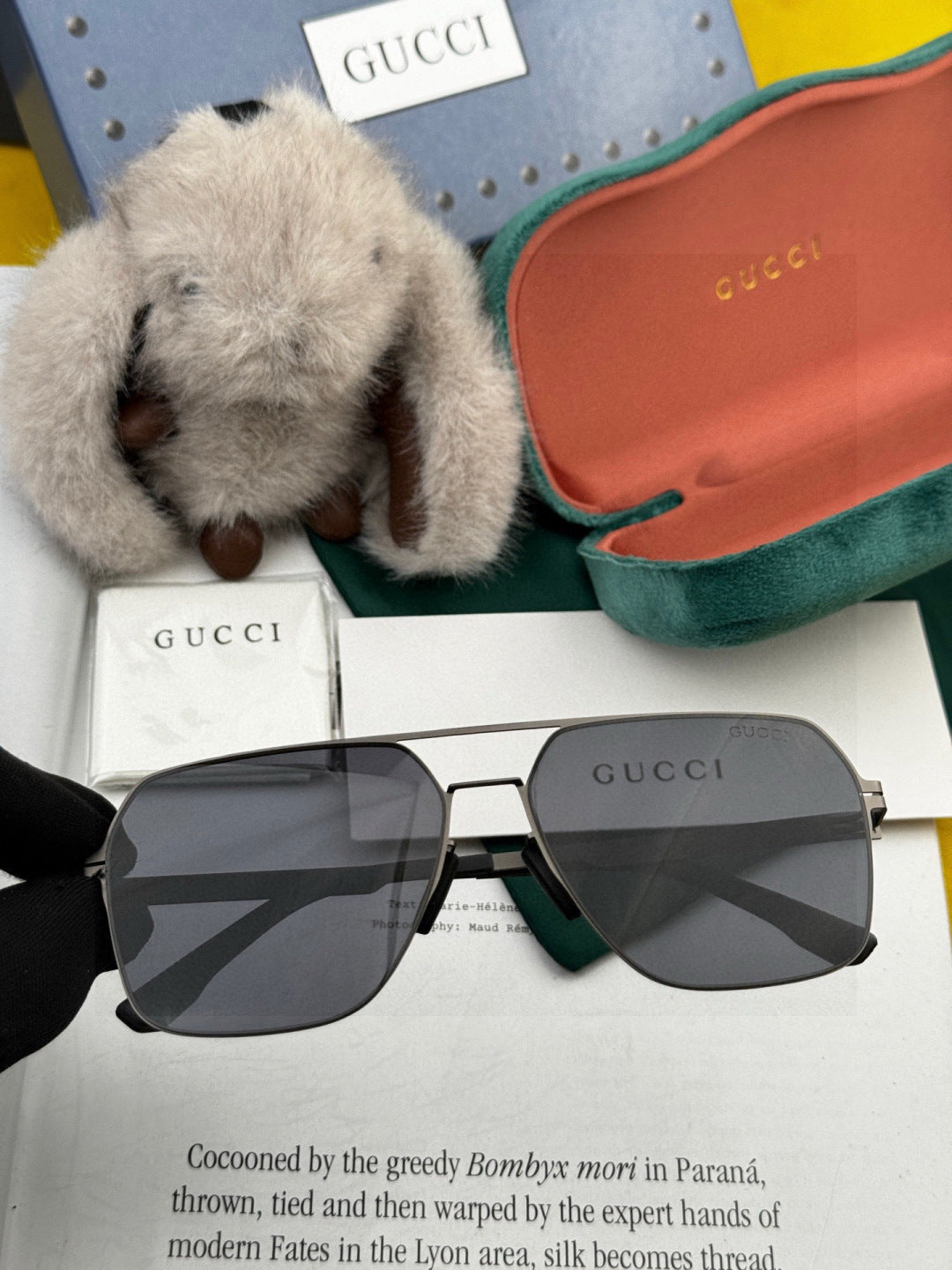 Gucci G711 Polarized Fashion Gold Lens Sunglasses for Men & Women - 486459