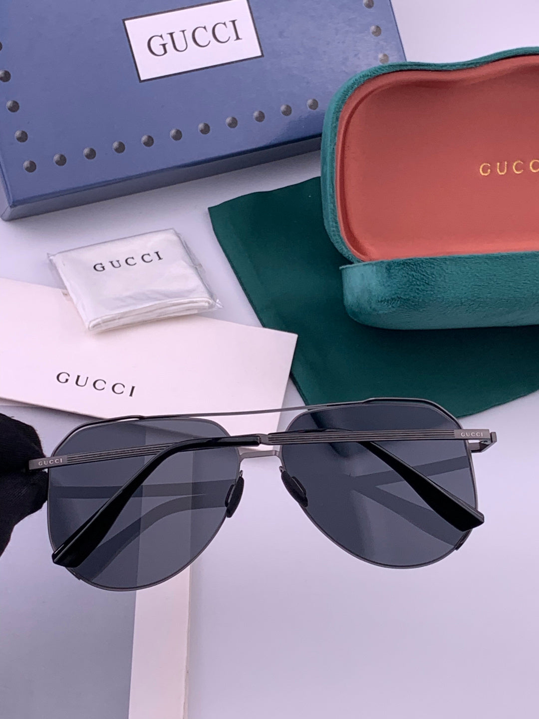 Gucci G7380 Fashion Gold Lens Sunglasses for Men & Women - detail image 6