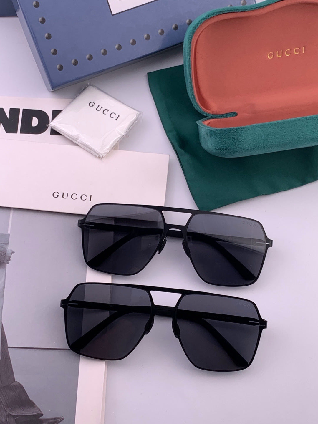 Gucci G3731 Fashion Orange Lens Sunglasses for Men & Women - detail image 7