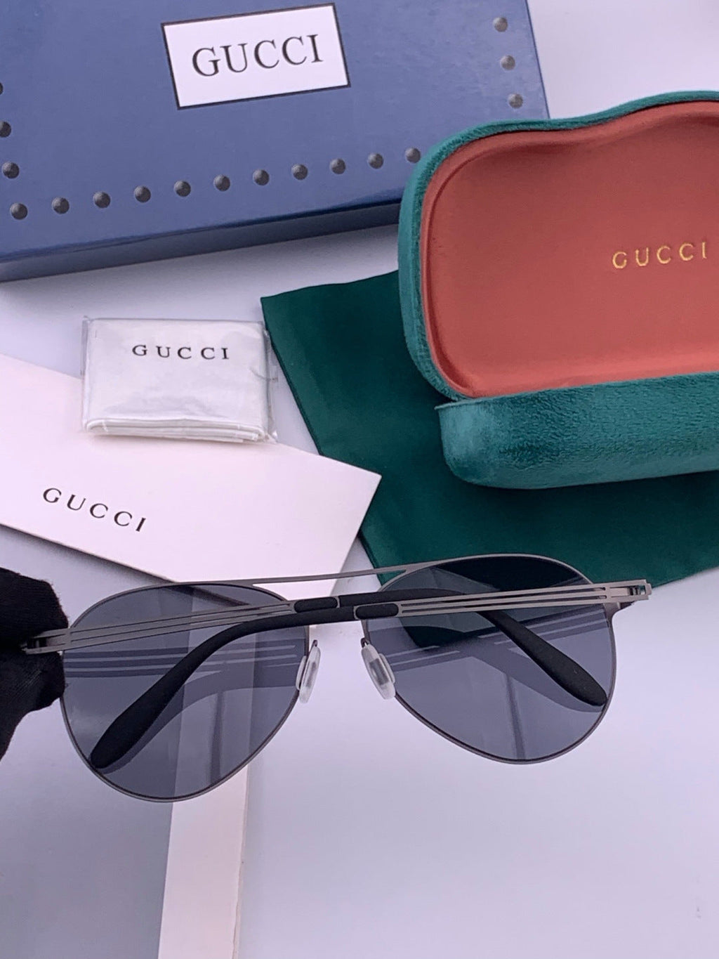 Gucci G5705 Fashion Orange Lens Sunglasses for Men & Women - detail image 6