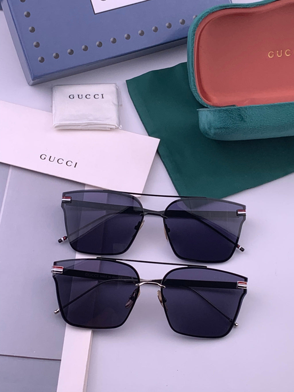 Gucci G152 Polarized Aviator Gold Lens Sunglasses for Men & Women - 486386 - detail image 7