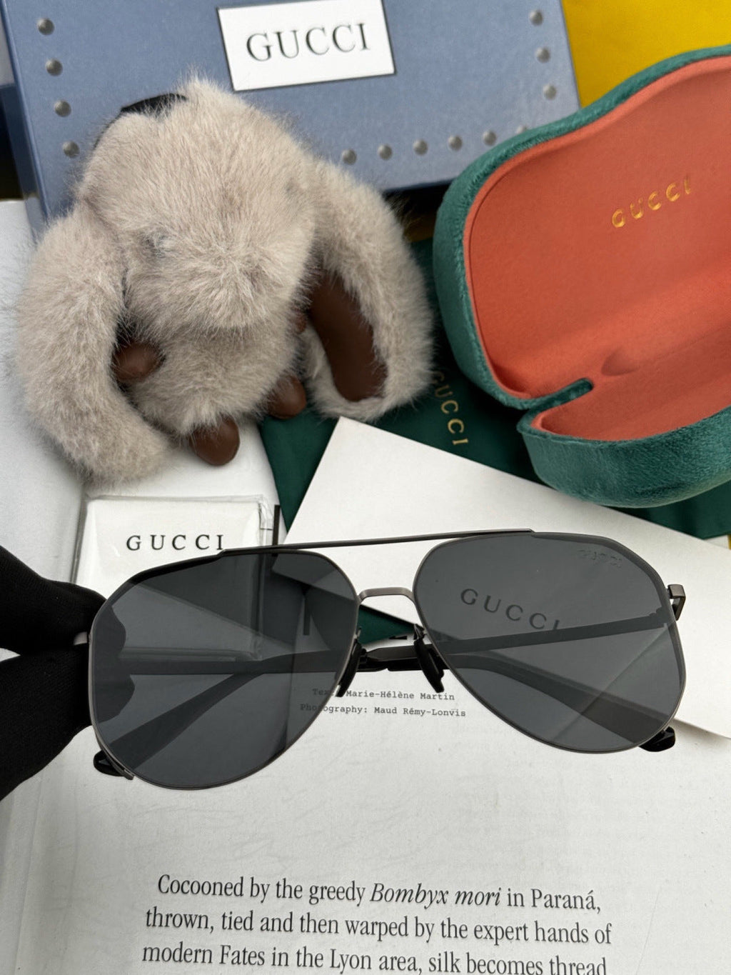 Gucci G7380 Fashion Pink Lens Sunglasses for Men & Women - detail image 3