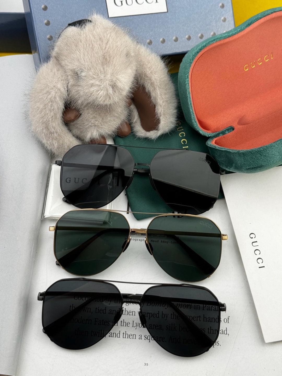 Gucci G7380 Fashion Pink Lens Sunglasses for Men & Women - detail image 7