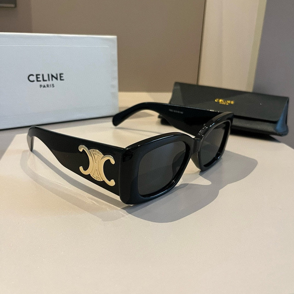 Celine Fashion Black Lens Sunglasses for Women - 415636