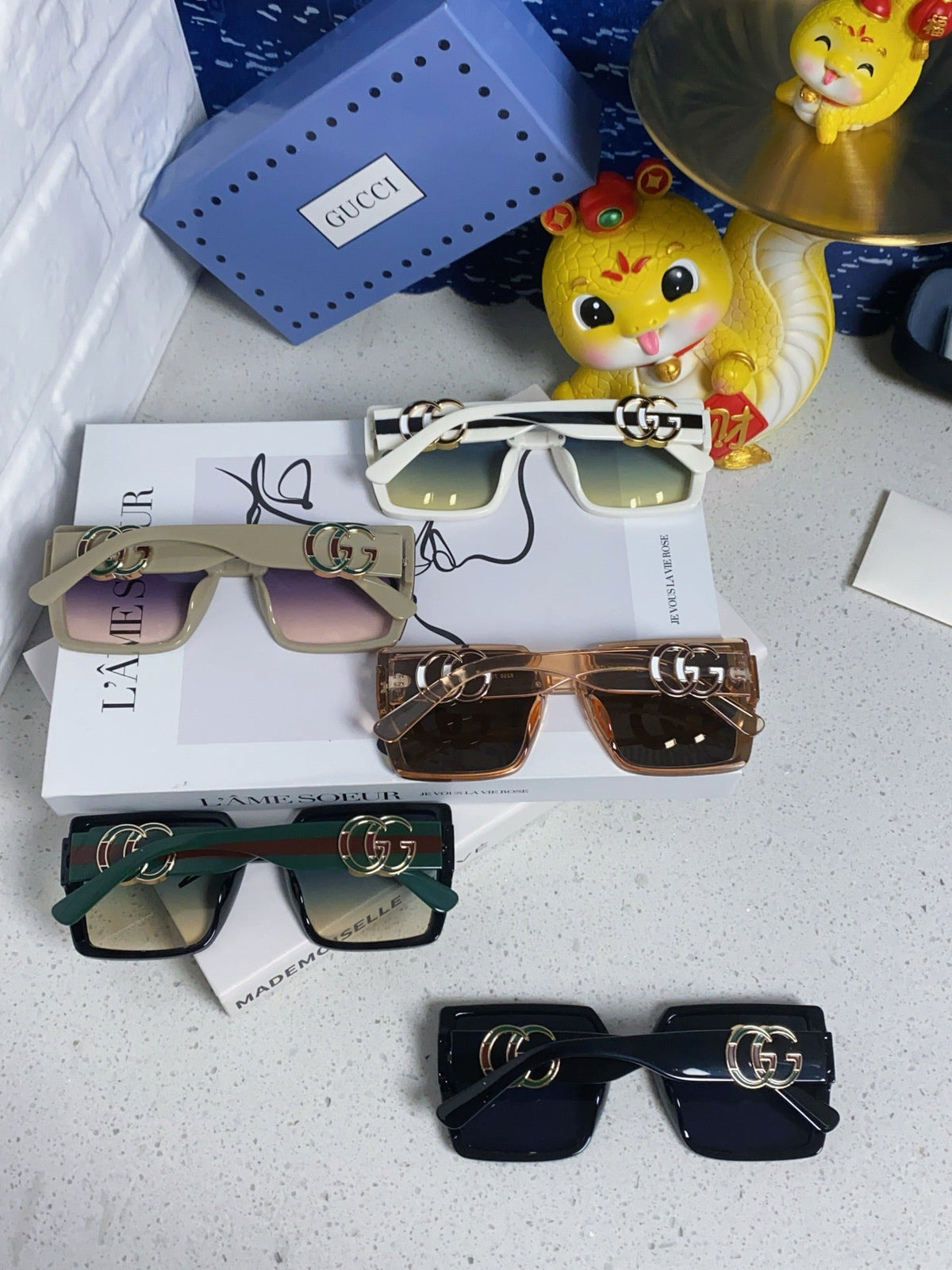 Gucci Polarized Fashion Silver Lens Sunglasses for Women - 486439 - detail image 11