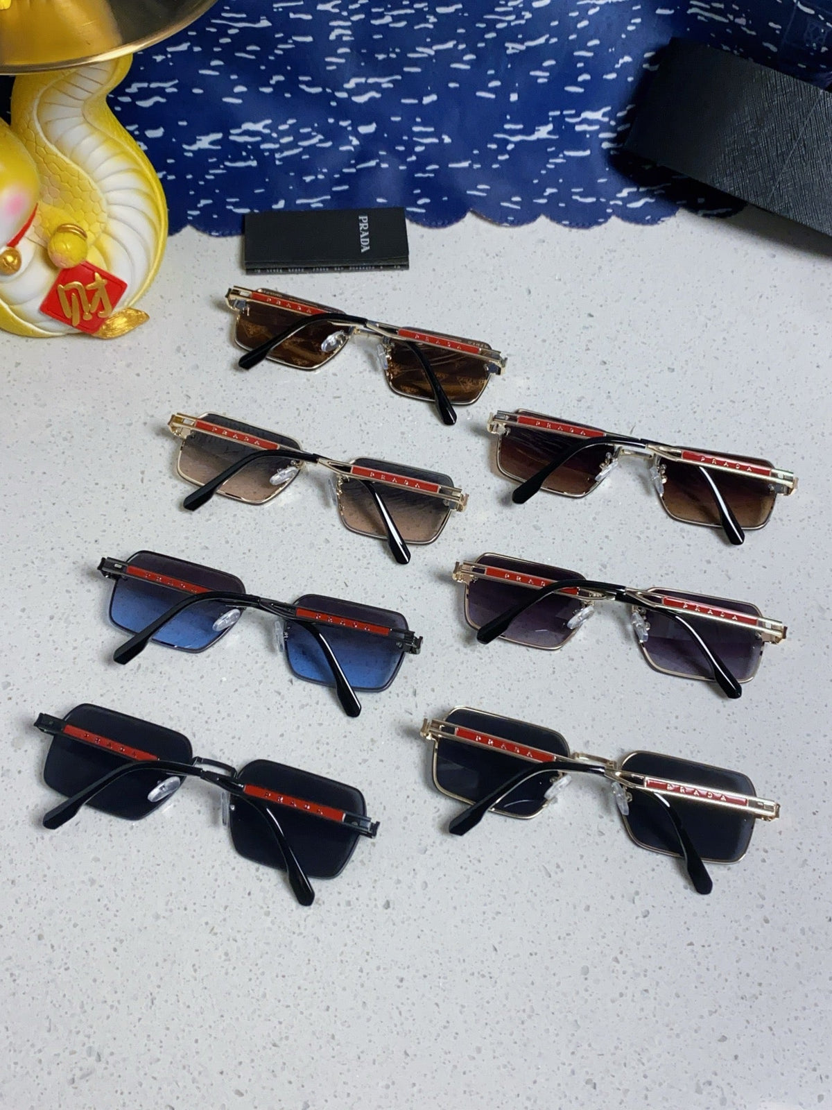 Prada Fashion Silver Lens Sunglasses for Men & Women - 382681 - detail image 10